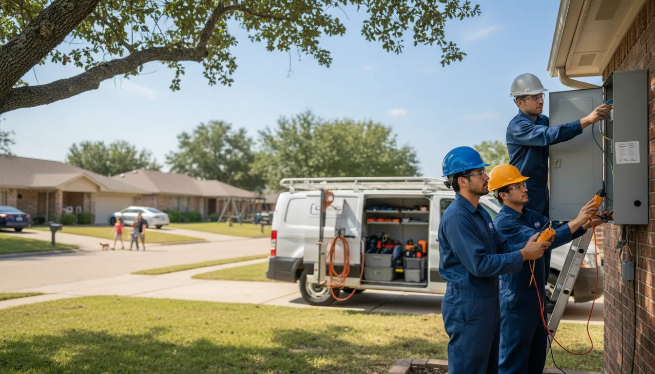 Certified electrician providing emergency electrical services in Mountain Pine, AR